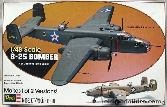 Revell 1/48 B-25B Or B-25C Mitchell Doolittle Raider - Or North Africa ...